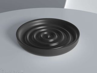 Мыльница Salini Gocce 1902201RF чёрный матовый